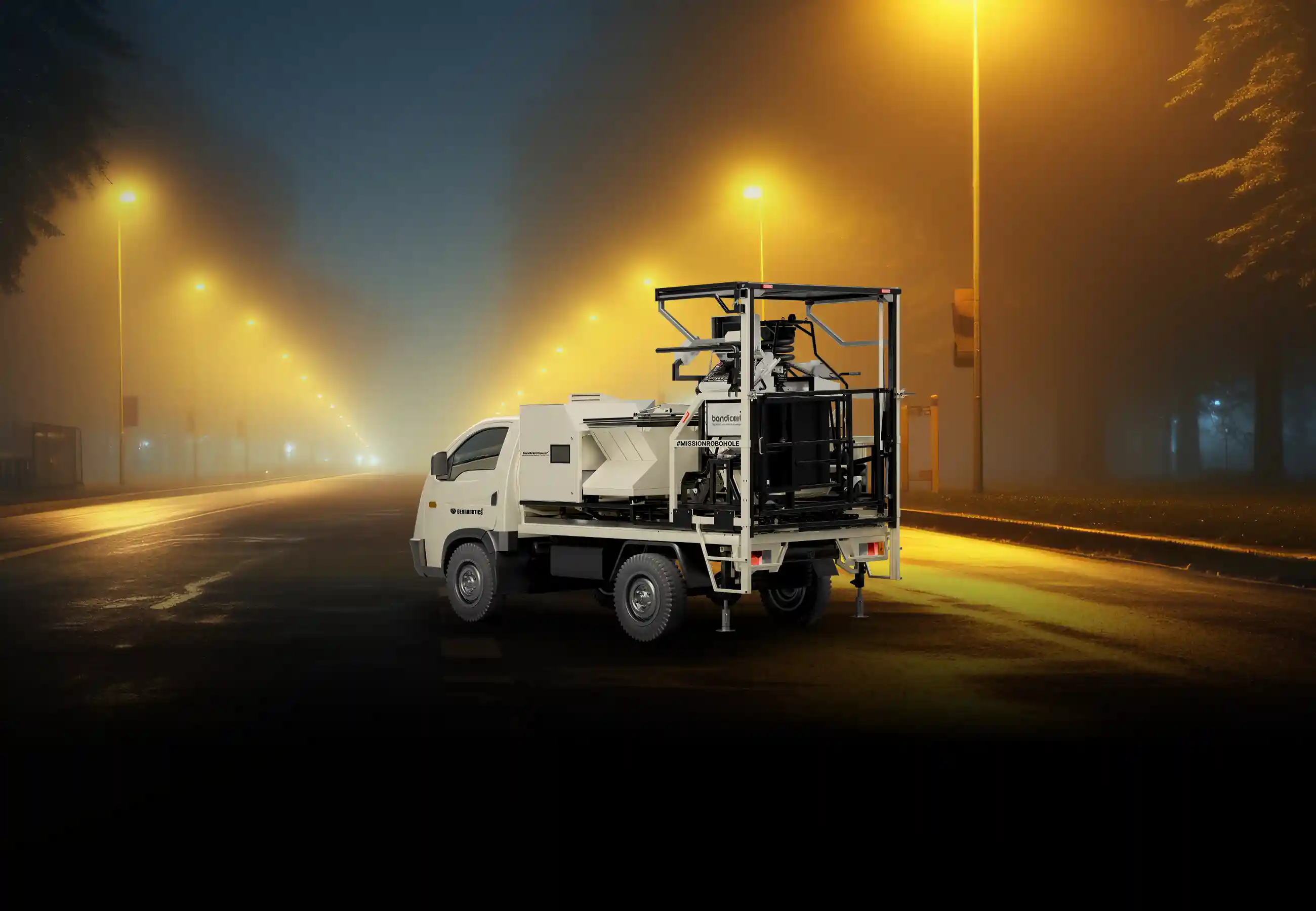 Manhole Cleaning with Waste Management