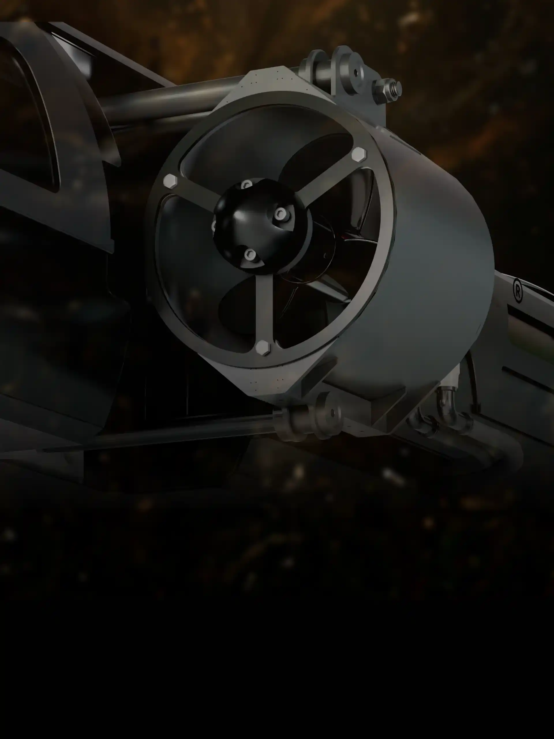 Front and rear propellers